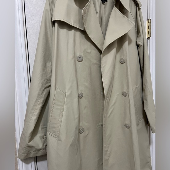NWT NILI LOTAN Tanner Trench Coat in Eggshell Size Small - Picture 6 of 16